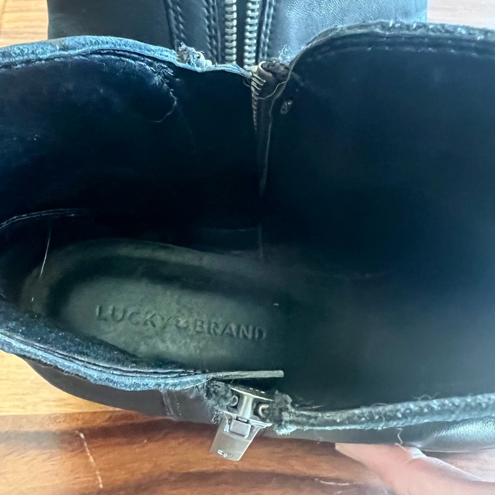 Lucky Brand Leather Booties - Picture 2 of 5